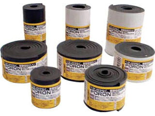 INOAC/イノアックコーポレーション マイクロセルウレタンPORON 黒 10×30mm×7M巻(磁気テープ無 L24-1030-7M