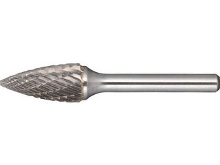TRUSCO トラスコ中山 超硬バー トンガリ型 Φ12.7X刃長25X軸6 コースカット TH4C127