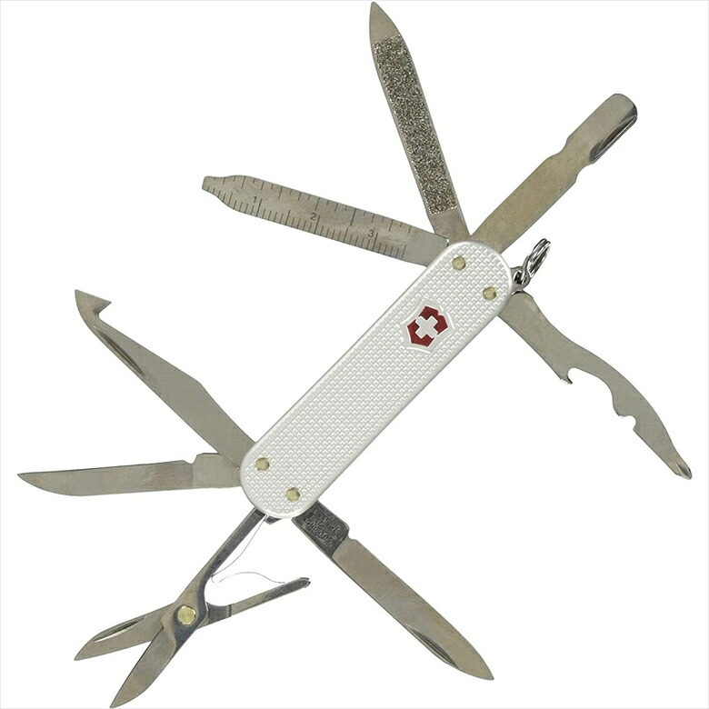 VICTORINOX ビクトリノックス ★★★MINI CHANP ALOX ミニチャンプAL しろがね色 0.6381.26 その他-アウトドア-スポーツ・アウトドア