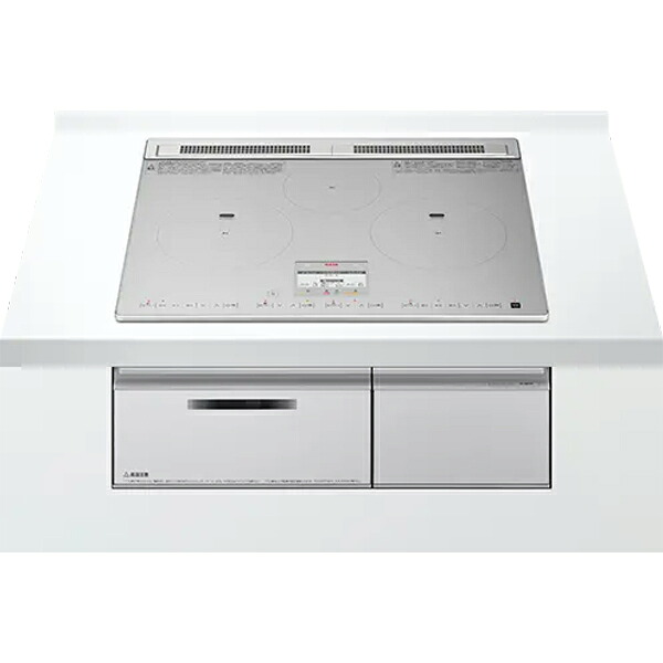 【大型商品の為時間指定不可】 HITACHI 日立 HT-N8STF ビルトイン3口IH N8Tシリーズ シルバー【幅60cm】【単相200V】 グリル庫内の温度差を少なくして焼きムラを抑制。 【こちらの商品は、沖縄県、離島の配送が出来ませんのでご了承下さいませ。】|エムスタ
