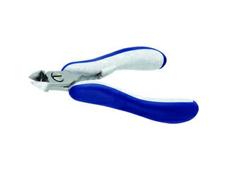 ideal-tek イデアルテック ESD精密ニッパ 長円形 フラッシュ刃 120mm ES5141-CR-BG-IT