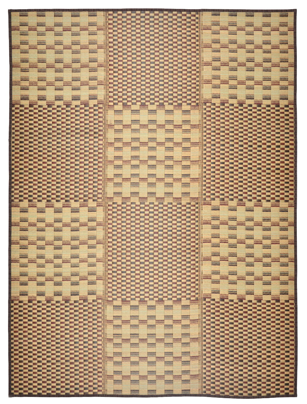 萩原 ハギハラ はっ水 ふっくらウレタン入り い草ラグ キハチ 約240×320cm ブラウン 81948414 メーカー直送 同梱不可 カード決済のみ対応 沖縄・北海道・離島お届け並びに時間指定不可|エムスタ