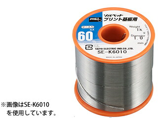 TAIYO 太洋電機産業 【goot/グット】SEK6012 リール巻鉛入りはんだ プリント基板用はんだ (1kg φ1.2mm)｜エムスタ