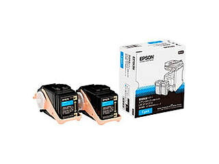 EPSON エプソン LP-M8040シリーズ用 環境推進トナー/シアン/Mサイズ2本パック(6500ページ×2) LPC3T31CPV