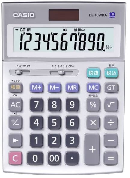 CASIO カシオ計算機 実務電卓 10桁 検算 デスクタイプ DS-10WKA-N 6,692円
