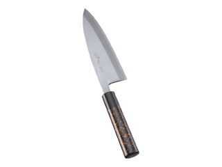 INTECKaneki インテックカネキ 歌舞伎調和庖丁　忠舟　出刃／１６．５ｃｍ　黒金茶