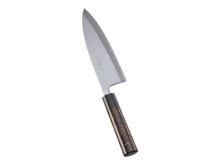 INTECKaneki インテックカネキ 歌舞伎調和庖丁　忠舟　出刃／１９．５ｃｍ　黒金茶