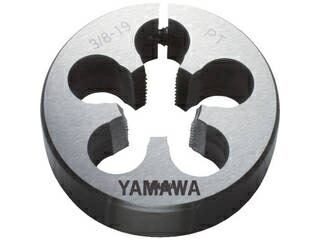 YAMAWA 弥満和製造所 管用テーパねじ用ソリッドダイス D PT 1/4-19 38径 DPT-1/4