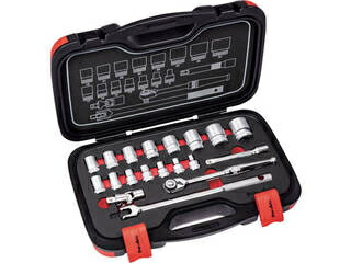 SUEKAGE スエカゲツール Pro-Auto 1/2DR.19PCソケットレンチセット PA4019