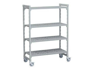 CAMBRO キャンブロ 【代引不可】460ベンチ移動カムシェルビングセット 610×H 890 4段|エムスタ