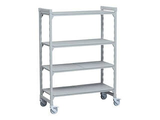 CAMBRO キャンブロ 【代引不可】４６０ソリッド移動カムシェルビングセット　１０７０×Ｈ１５００　４段