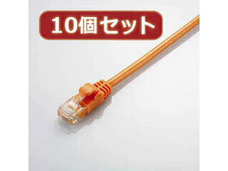 ELECOM エレコム 【10個書き割り】 エレコム Gigabit やわらかローカルエリアネットワーク有線テレビ(Cat6標準尺度) LD-GPY/DR2X10
