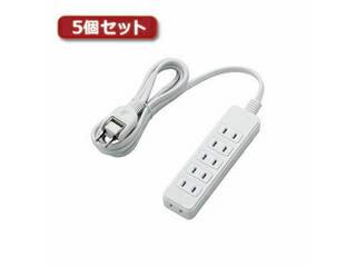 エレコム 【5個書き割り】エレコム 砂ぼこりシャッター付き添い人ワット数水道栓 T-ST02-22620WH T-ST02-22620WHX5
