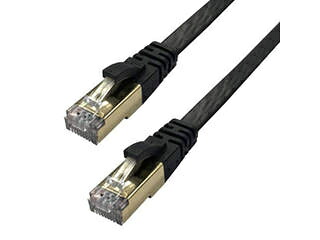 Lazos 10個セット Lazos 高耐久高速フラットLANケーブル 1m L-LNC1X10