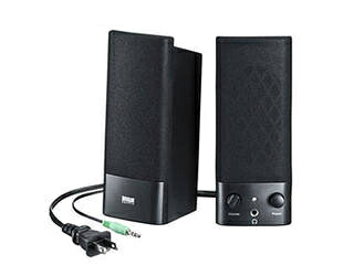 サンワサプライ 【5個セット】 サンワサプライ マルチメディアスピーカー MM-SPL2N3X5