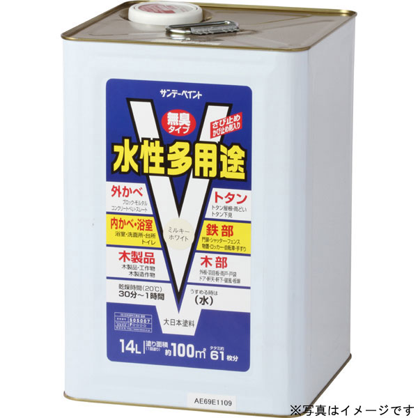 SUNDAY PAINT/サンデーペイント 水性多用途 アイボリー 14L|エムスタ