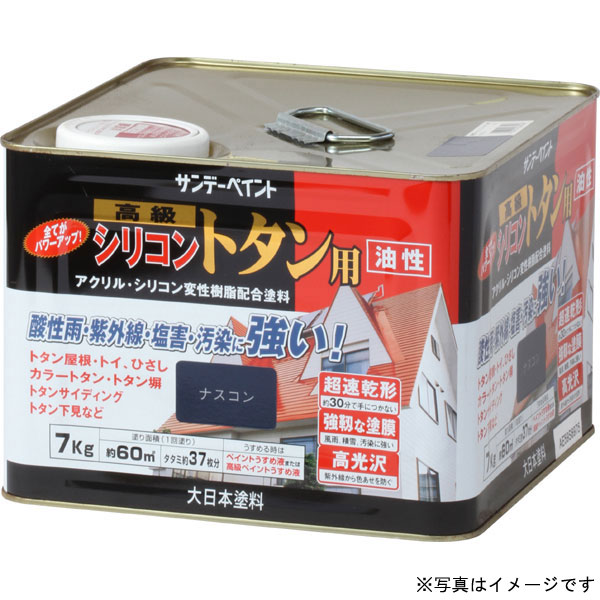 SUNDAY PAINT/サンデーペイント 油性シリコントタン用 スカイブルー 7Kg