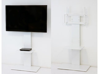 KUROSHIO クロシオ 穴を開けずに壁掛風に 壁掛け風テレビ台 ハイ ホワイト 32646 メーカー直送 同梱不可 カード決済のみ対応 沖縄・北海道・離島お届け並びに時間指定不可｜エムスタ 14,881円