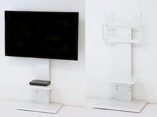 KUROSHIO クロシオ 穴を開けずに壁掛風に 壁掛け風テレビ台 ロー ホワイト 94835 メーカー直送 同梱不可 カード決済のみ対応 沖縄・北海道・離島お届け並びに時間指定不可