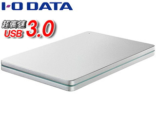I・O DATA アイ・オー・データ USB3.0対応ポータブルハードディスク 1TB Silver×Green カクうす HDPX-UTS1S|エムスタ
