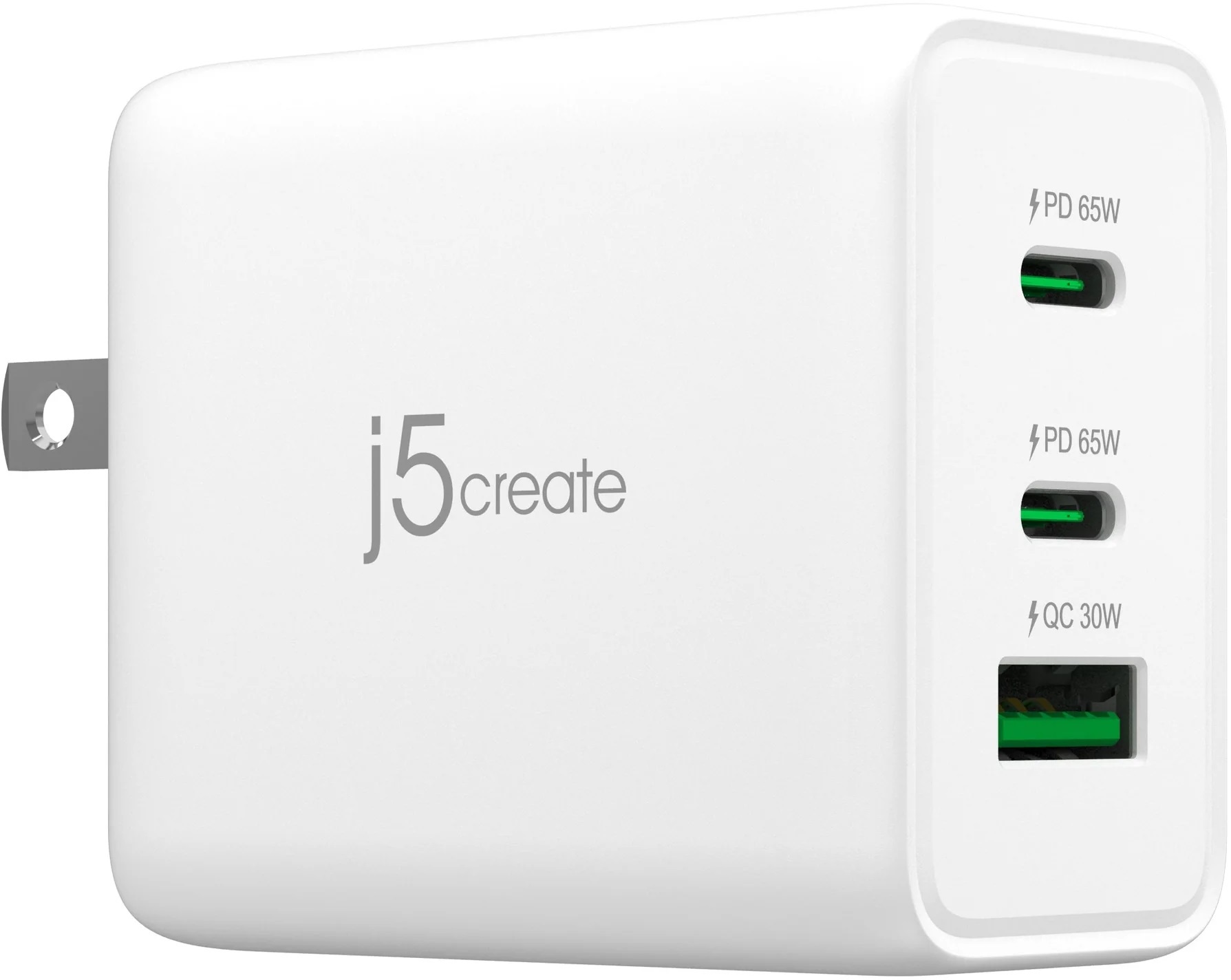 j5 create 65W GaN 3ポート USB PD急速充電器 JUP3365