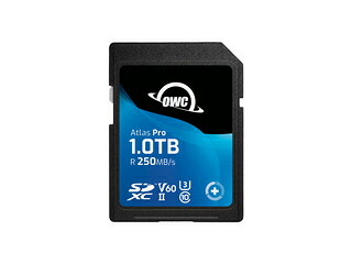 OWC SDXC歌留多 UHS-II V60 Atlas Pro SD 1結核症 OWCSDV60P1000