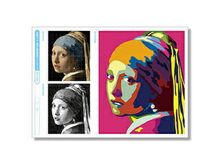 ARTEC 【20個セット】 ARTEC 学習セット 模写と色彩構成 A4フェルメール ATC12980X20