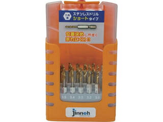 jinnoh 神王工業 ステンレスドリル ショート六角軸14本セット TCHS14S