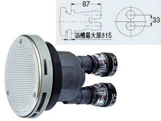 KAKUDAI カクダイ 分けまえ循環過程金具一鍵を掛ける式10Ａ 415-007