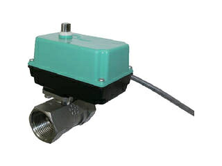 Yamato Valve/大和バルブ 電動ボールバルブ (レデュースボア 10K SCS14A 2方 AC100V)10A E-SUSR 10A AC100V