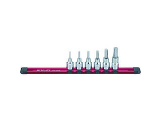 MITOLOY/水戸工機 3/8 ヘックスソケット ホルダーセット 6コマ7点 HH307M