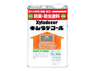 大阪ガスケミカル Xyladecor/キシラデコール シルバグレイ 3.4L｜エムスタ