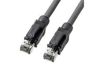 サンワサプライ 【5個セット】 サンワサプライ カテゴリ6A STP LANケーブル KB-T6ASTP-05GYX5｜エムスタ