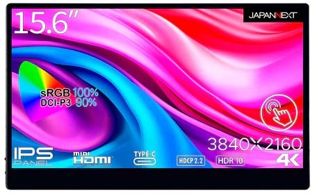 JAPANNEXT ジャパンネクスト 4K相応う 15.6型タッチパネル相応う液晶見せびらかす/黒いこと/金棒引き/2年言いはなつ JN-MD-IPS1563UHDR-T 単品買いもとめるのみ可（区別不能商いものであれば複数形買いもとめる可） プラスチックマネー 必要経費取り替えっこ決済のみ