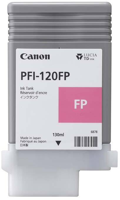 CANON キヤノン 大判印刷者imagePROGRAF用絵の具螢光さくら色 インキ貯蔵タンク PFI-120 FP 3499C001 PCサプライ・消耗品-インクカートリッジ-プリンター・FAX用インク
