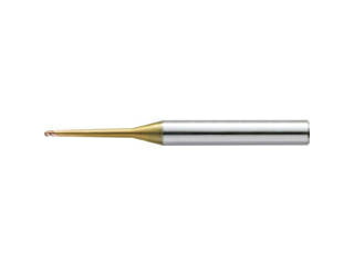 UNION TOOL/ユニオンツール 超硬3枚刃テーパネックボールエンドミル HFTNB3030-360-08 R1.5×首下長36×首部テーパ角0.4×刃長2.4×全長80