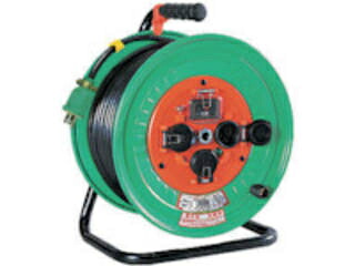 NICHIDO 日動工業 防雨防塵型電工ドラム100V 30m アース付 過負荷漏電保護兼用型 2PNCT3.5×3 NW-EK33FPN