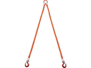TRUSCO トラスコ中山 2本吊ベルトスリングセット 25粍幅X1.5m 吊り角度60°時掛け目0.86t(最大限度当て嵌める掛け目1t) G25-2P15
