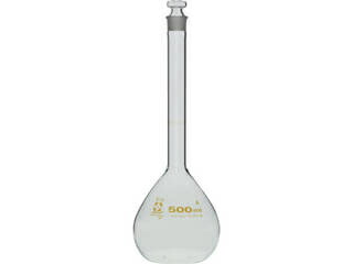 SIBATA 柴田科学 メスフラスコ スーパーグレード 500mL 020060-500