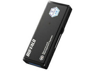 BUFFALO バッファロー 抗ウイルス抗菌 ハードウェア暗号化 管理ツール対応 USBメモリー 8GB RUF3-HSVB8G｜エムスタ