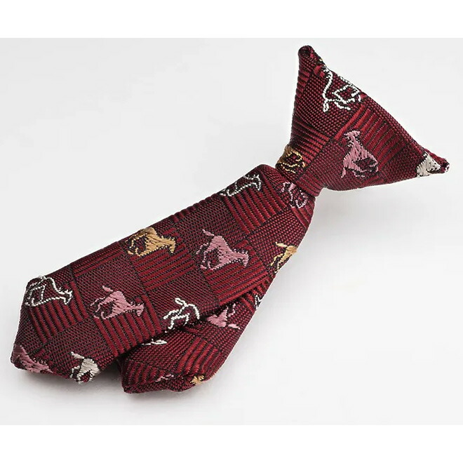 楽天市場】八王子織物工業組合 F-2 馬柄（紺） p-Tieネクタイ型