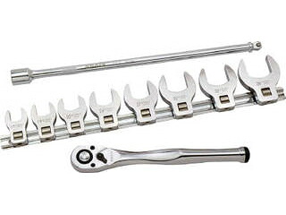 ASAHI TOOLS 旭金属工業 クローフートレンチセット12.7□(10pcs) VCS4100