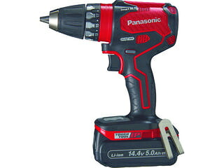 Panasonic パナソニック デュアル 14.4V5.0Ah 充電式ドリルドライバー 赤 EZ74A3LJ2F-R