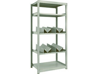 TRUSCO/トラスコ中山 【代引不可】M2型軽中量棚 860×600×H1800 缶受×4付 M2-6365-KU4