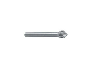 SUPERTOOL スーパーツール 超硬バーシャンク径6ミリ(円錐型90度)ダブルカット(刃径:19.0 SB49C05