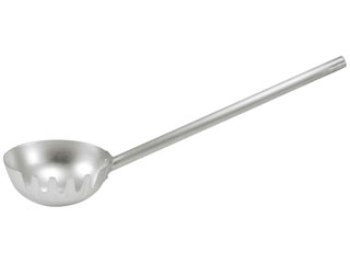 アルミ 片口麺ひしゃく 20cm 柄長30cm