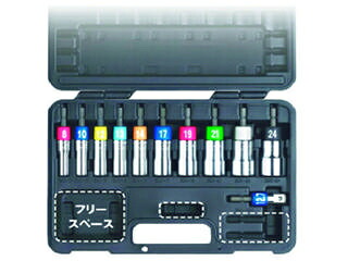 TOP トップ工業 電動ドリル用アルファソケットセット EDX-824AS｜エムスタ