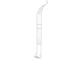 住まいスタイル アイアンハーフアーチ（シングル） IA-HF003WHT ホワイト 同梱注文不可 カード払い限定 沖縄・北海道・離島お届け並びに時間指定不可