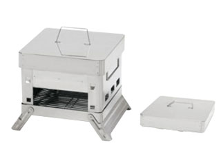 GREEN LIFE 緑であること生存期間 ★★★蓋付キ折りたたみ丸焼きコンロ OCB-32