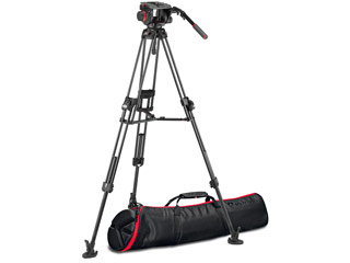 ※メーカー在庫僅少の為、納期にお時間がかかる場合があります。 Manfrotto マンフロット MVK509TWINFC　509HDビデオ雲台+645FASTカーボン三脚